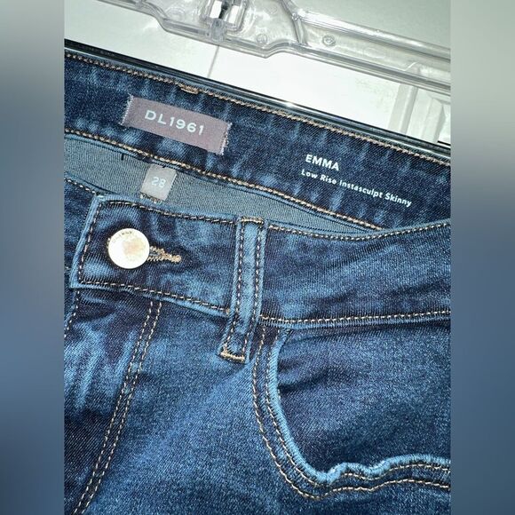 DL1961 Women's  Emma Low Rise Instasculpt Skinny Size 28 - Picture 4 of 12